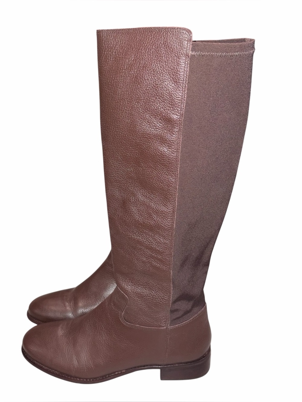 Talbots Brown Leather Tall Riding Boots size 9